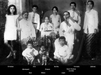Gezinsfoto Karel Thomas Laureijs en Simpen, Indonesië, 1931